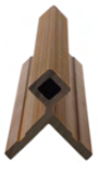 [IC1393] MOLDURA UH51 ANTIQUE ESQUINA EXTERNA FACHADA UH61 280 CM NTWUH51-280-AT
