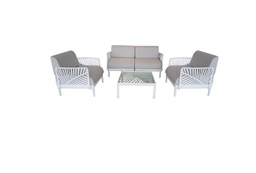 [BL93] SET SOFA TRIPLE  LEAF 2 SOFAS  INDIVIDUALES MESA CENTRO  NEKP2085-0024