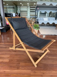 [BL1076] SILLA PLEGABLE DIAMANTINA CON SLING COLOR CARBÓN TUB234304-730-153