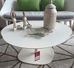 [BL3210] MESA CENTRO DINOSAUR EGG BLANCA 90X36 CM 	J5AT5320B63ALU