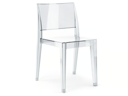 [BL5536] SILLA GIZA SIN BRAZOS TRANSPARENTE
