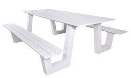 [BL5745] MESA PICNIC 200X220CM BLANCA HAISD-602-WHITE