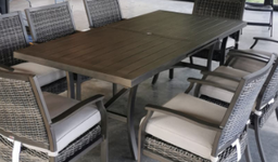[BL5781] MESA COMEDOR EXTENSIBLE 110X40 PULG SALINA APRALY16412P02