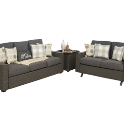 [BL6233] SET SOFA TRIPLE 1 SOFA DOBLE CON MESA CENTRO 18C35A-W-3D-KD-1