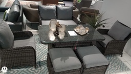 [BL6256] SET SOFA DOBLE COSTWOLD 2 SOFAS INDIVIDUALES 2 OTOMANOS MESA CENTRO CAFE MIXTO HAI18C285A-W-D-8974