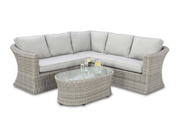[BL6407] SOFA EN L PEQUENA OX MESA DE CENTRO CAFE CLARO HAI24C038A-HH9692