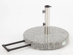 [BL6468] BASE SOMBRILLA GRANITO CON RUEDAS  Y PALANCA 60KG HAIWG-G55060YL-L