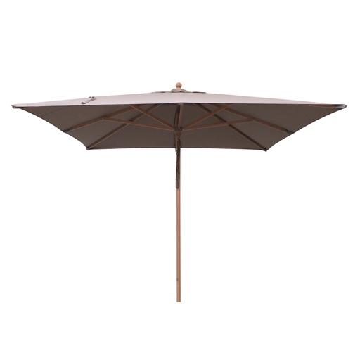 SOMBRILLA CUADRADA DELUX 3X3M ESTRUCTURA MADERA TELA BEIGE HAIUWDD48308Sa-6L4-O2002