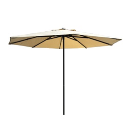 [BL6464] SOMBRILLA 3M REDONDA POP UP ESTRUCTURA NEGRO MATE CON TELA KHAKI HAIUKP KP393008-9S-4222