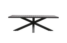 [BL6662] MESA COMEDOR PERMA GRIS 220X100 CM HAI23T018-220100A