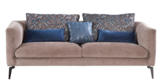 [BL6687] SOFA DOBLE LUCAS CARINA NEGRO AL02OG03LCS0000140-Y2105