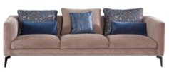 [BL6685] SOFA TRIPLE LUCAS CARINA NEGRO AL02OG04LCS0000140-Y2105