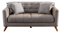 [BL6675] SOFA DOBLE BERRY LINEN CAFE AL02OG03BRY0000410-Y0635