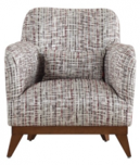 [BL6756] SOFA INDIVIDUAL BALTIMORE GRIS OSCURO AL02OG02BLT0000310-Y0642