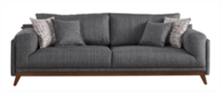 [BL6753] SOFA TRIPLE BALTIMORE GRIS CLARO AL02OG04BLT0000310-Y0729