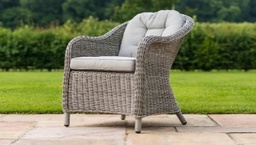 [BL6912] SILLA COMEDOR OXFORD CAFÉ COJIN BEIGE HAI24C036A-W-5110