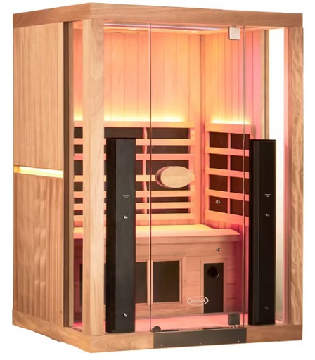 SAUNA INTERIOR DOS PERSONAS ALTO 199CM ANCHO 138CM LARGO 127CMJACJS2I 