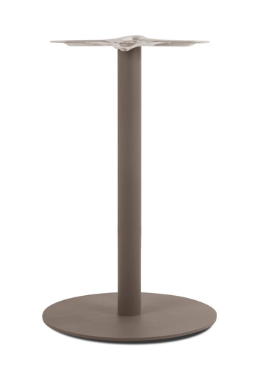BASE MESA BAR REDONDA LOTUS NEGRA 400X400 PAP766364-102