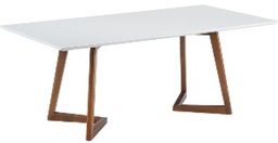 [BL6981] MESA COMEDOR NOA COLOR ALMENDRA  218X110X77 SULMSA075 