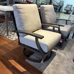 [BL7167] SILLA GIRATORIO MARTINEQUE GRIS COJIN BEIGE HAI16C067AKD-15052