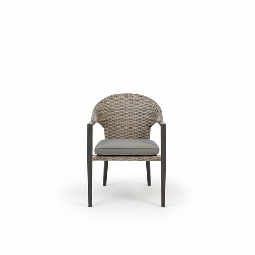 SILLA MONATE CON BRAZOS GRIS MIXTO EAS1065GM