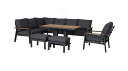 [BL7286] SOFA EN L SOFA INDIVIDUAL 2 OTOMANOS MESA CENTRO ALTA HAI22C144A-CLB-PE67043