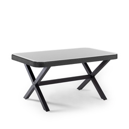 [BL7392] MESA COMEDOR OSAKA NEGRA 90X150 CM TILM-TA-OSKX90150-BLK