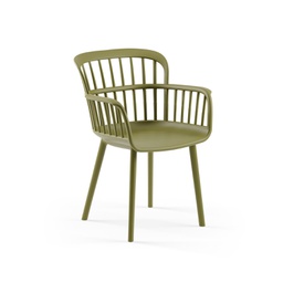 [BL7386] SILLA EVA-P CON BRAZOS VERDE TILM-AC-AEVA-KHA