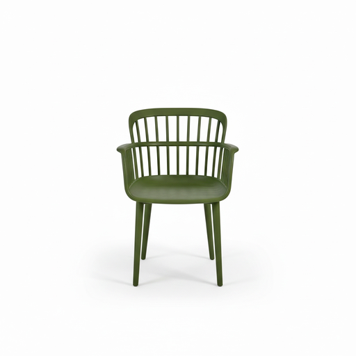 SILLA EVA-P CON BRAZOS VERDE TILM-AC-AEVA-KHA