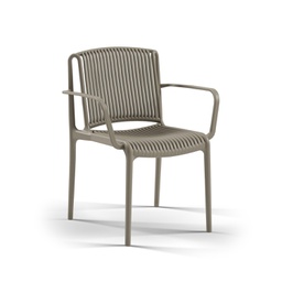 [BL7382] SILLA NES CON BRAZOS MARRON TILM-AC-NES-MIN