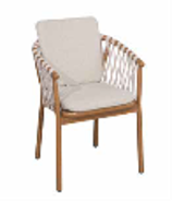 [BL7431] SILLA COMEDOR CON  BRAZOS CHIENGMAI J5AAC5321B04ROP