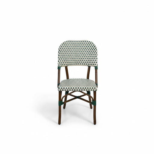 SILLA PARIS 17 SIN BRAZOS IVORY-VERDE J5AAC3517N01RAT