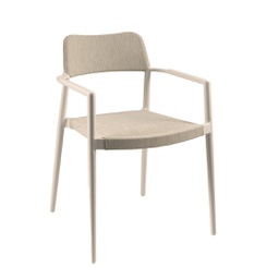 [BL7438] SILLA COMEDOR SORRISSO TAUPE SLING J5AAC5376N04TEX